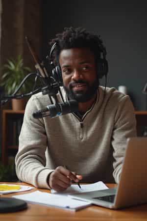 Podcast Host Studio style preview 1